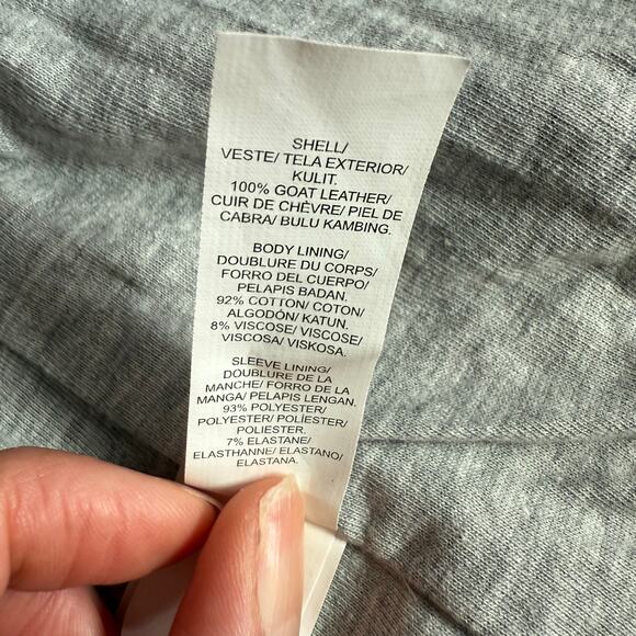 Lucky Brand Suede Leather Jacket Large Burgundy Wine Red Zip Moto Style Women’s - Picture 9 of 14